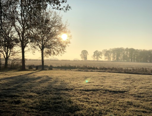 Waanzinnig-wit landschap