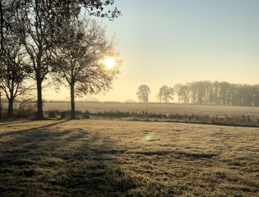 Waanzinnig-wit landschap